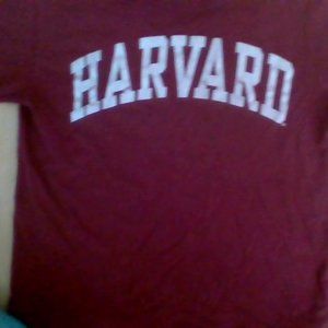 Burgundy Harvard Tee Shirt (Size S)